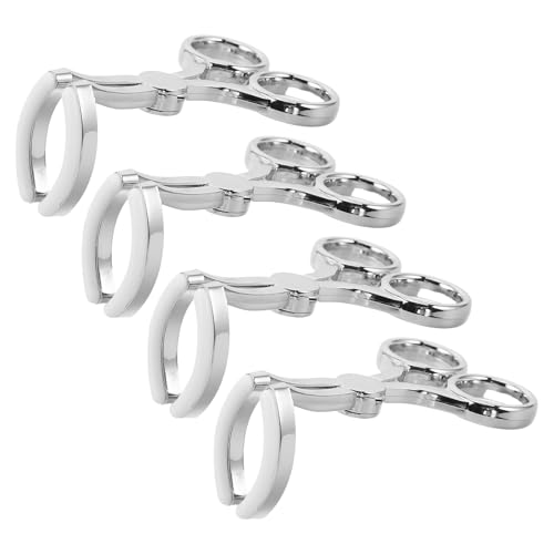 TOYZFRIENDY Applicatore Lenti a Contatto Morbide 4 Pezzi Estrattore e Pinzetta, Strumento Piccolo per Inserimento e Rimozione Sicura, Accessori da Viaggio Ergonomici per Lenti Invisibili