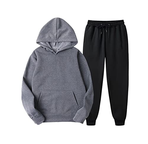 Sweat à capuche et pantalon de jogging pour vos sessions streetwear d'automne et hiver en taille S