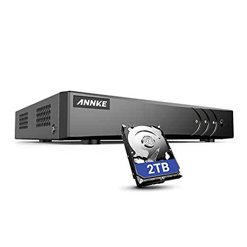 Annke 8Ch 5-In-1 1080P Lite Security Dvr With 1Tb Hard Drive H.264+ Hdmi Output, Motion-Triggered Email Alert And Easy Remote View For Home Security Surveillance Camera System #TOP9