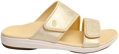REVITALIGN Women's Kholo Slide Sandal, Gold, 12 Wide | Image 5