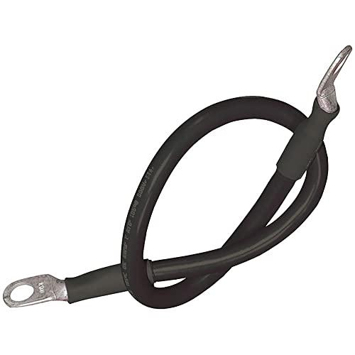 Câble marine 4 AWG noir pour liaison batterie et moteur de bateau