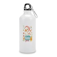 Cute Mama Goose Classic Aluminum Water Bottle Portable Sport Tumbler with Hook for Travel Gym Hiking Camping