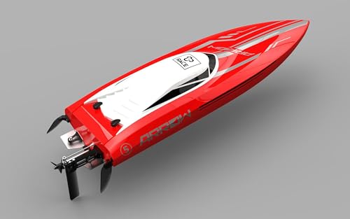 Ssccgym UDI005 Large Remote Control Boat for Adults Experts 14y+ RC Brushless Watercraft 50km/h 31mph 3S Battery 4WD Full-Functions 25inch RC Sail - Thumbnail 5