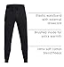 Under Armour Men's Rival Fleece Joggers, (001) Black / / White, Large