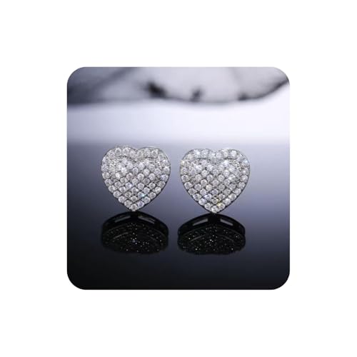 Amazon Outlet Store Clearance+Prime Diamond Stud Earrings for Women Amaon Prime+Membership Cute Heart Hypoallergenic Stud Earrings with Cubic Zirconia Trendy Valentines Day Birthday Gifts