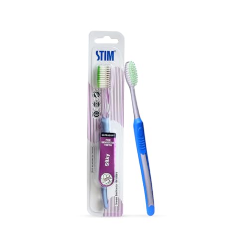 Image of STIM Silky | Ultra soft toothbrush | Extra gentle bristles | Cleans along the gum line | Cleans till 3rd Molar - Pack of 1