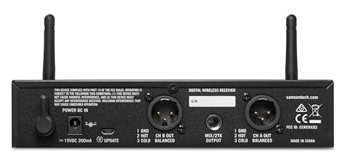 Image of Samson Concert XD2 Dual Handheld Digital Wireless Microphone System