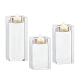 Clear Crystal Candle Holders Odowalker Tea Light Holders Candleholders Candlesticks Romantic Elegant