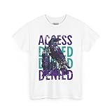 RetroRush Graphic Tee Access Crow Distress Grape - Sneaker Matching T-Shirt White