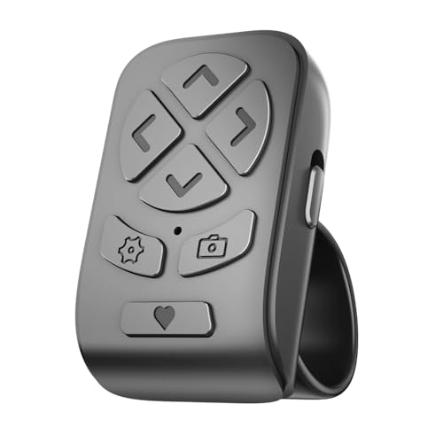 Locthal Scrolling Ring Remote for TikTok YouTube Instagram, Scroller Page Turner Clicker for iPhone iPad Android Phone Tablet Kindle APP, Remote Shutter Control for Phone Camera