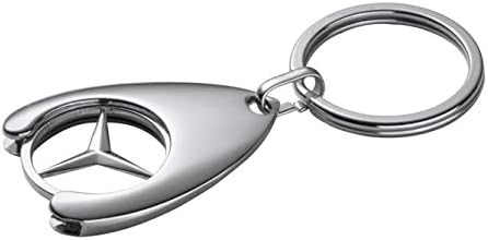 Original BMW Schlüsselanhänger Mit Einkaufschip - 2er Set Mit BMW Logo 23mm