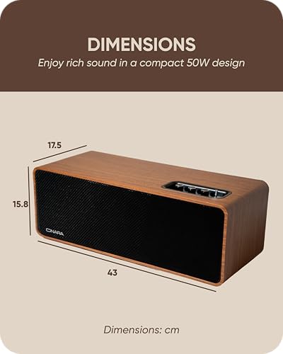 Altavoces de estantería de cobre Onara Bluetooth 5.3 salida subwoofer entradas ópticas 2