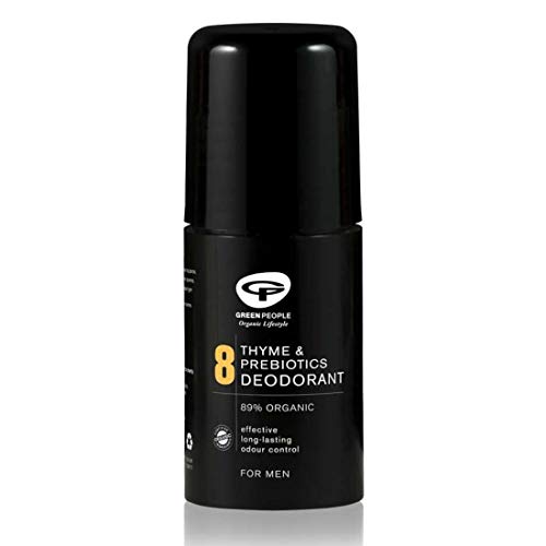 Green People Deo Nr. 8 für den Mann, mit Thymian und Präbiotika, 75ml |Wirksames natürliches...