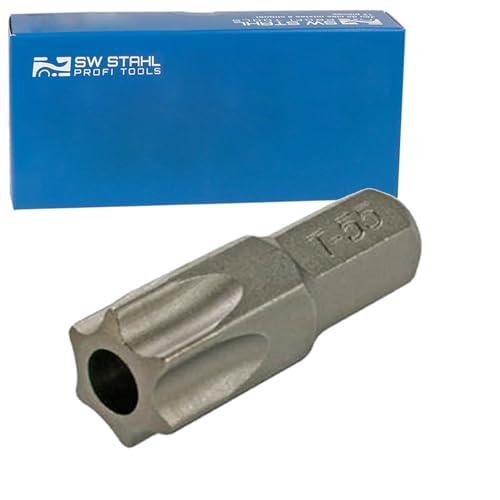 Embout T55 percé 8 x 30 mm pour extraire les vis bloquées
