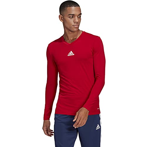 Adidas Mens Team Base Tee Team Power Red Large #TOP2