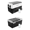 EUHOMY 12 Volt 48 Quart and 19 Quart Electric Coolers with Dual Zone, Touch Control, Portable Freezers and Refrigerators