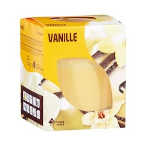 Vela perfumada Vainilla Bosque Verde vaso de cristal Caja 1 ud. Pack 2