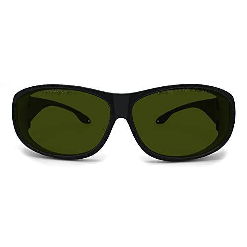 FREEMASCOT Professionelle OD 6+ 190nm-420nm / 850nm-1300nm - Gafas de protección láser para 405 nm, 980 nm, 1064 nm (Frame Style 4)