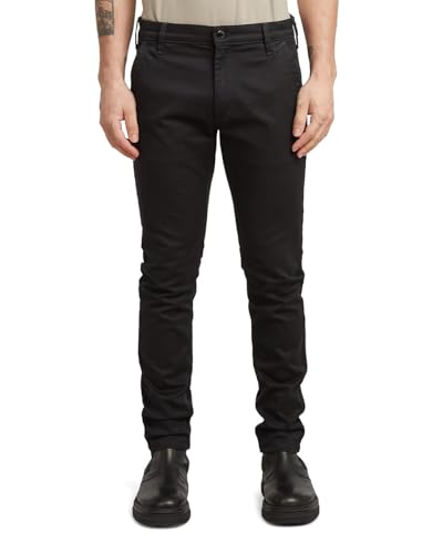 G-STAR Raw - Mens Skinny Chino 3.0, Color Dk Black, Size: 38W x 36L