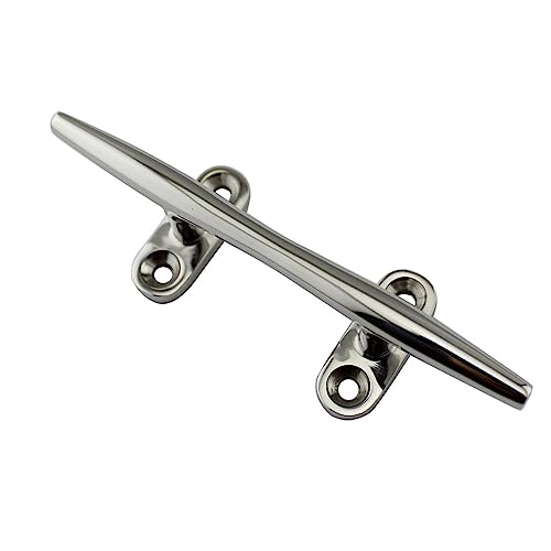 Taquet d'amarrage en acier inoxydable poli pour yacht et bateau - 4