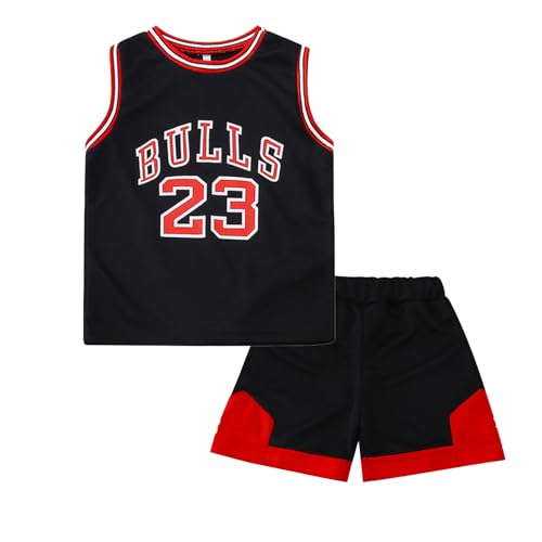 Odziezet Sportswear pour Enfants Garçons et Filles Ensemble de Basket-ball Uniformes Costumes de Sport Maillot de Basket 1-7 ans