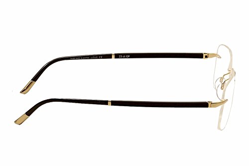 Eyeglasses Silhouette Hinge C- 2 (5421) 5424 6051 Gold/Chocolate 55/19/150 3 P #TOP4