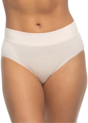 Image of Felina Womens 5 Pack Pima Cotton Wide Waistband Hipster