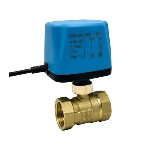 Vanne connectée en laiton DN50 motorisation robuste 24V pour fluide - 5