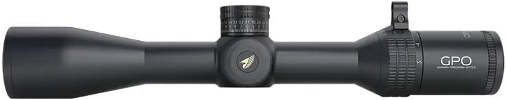 GPO German Precision Optics CENTURI 3-18x44i Riflescope, Long Range Rifle Scope with SFP Moai Illuminated Ballistic Reticle for Precise Targeting, Designed for All Around Precision (RC650)