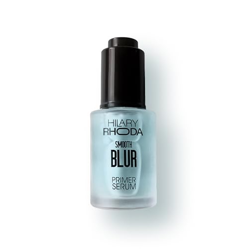 Image of Hilary Rhoda Smooth Blur Primer Serum for face | Pore Minimizer | Niacinamide Infused | Hydrating Makeup Primer | Smooth & Glowing Skin | (Blueberry Shade 02) - 30ml
