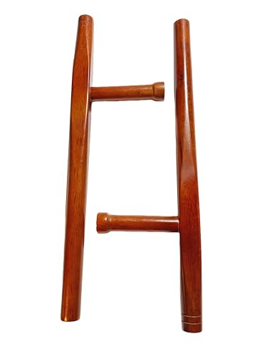 TEKKA BUDO Tonfa Roteiche (Paar) - Runde Form - 51 cm lang - Kobudo Kampfsport Training