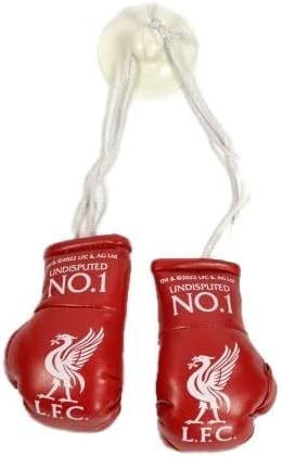 Liverpool FC No 1 Boxing Gloves Car Hanger (One Size) (Red)