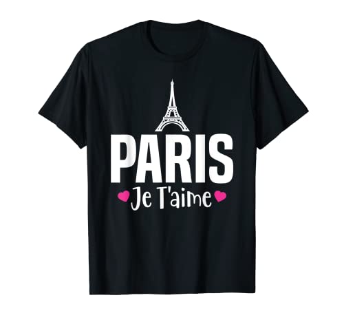 Paris Je T'Aime I Love Paris France Tour Vestito per le vacanze Maglietta