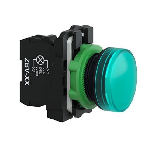 Sinalizador Modular Ø22Mm Plástico, Led, Verde, 230.240Vca Xb5Avm3, Schneider Electric