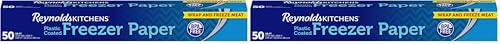 Reynolds Freezer Paper, 50 Square Foot Roll | White | Pack of 2