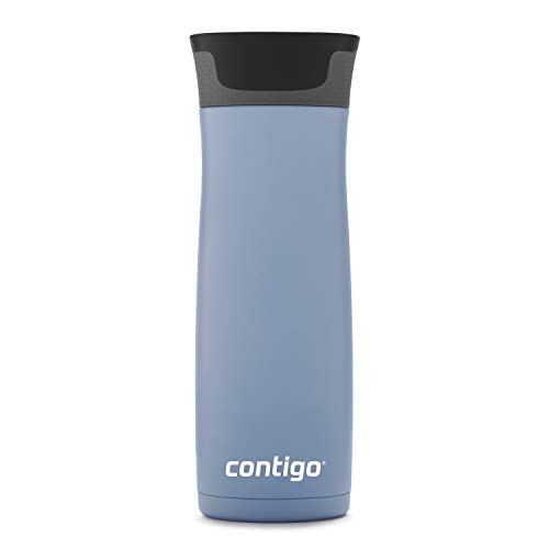 Image of Contigo West Loop 2.0 Stainless Steel Travel Mug with AUTOSEAL Lid, 20oz. Earl Grey