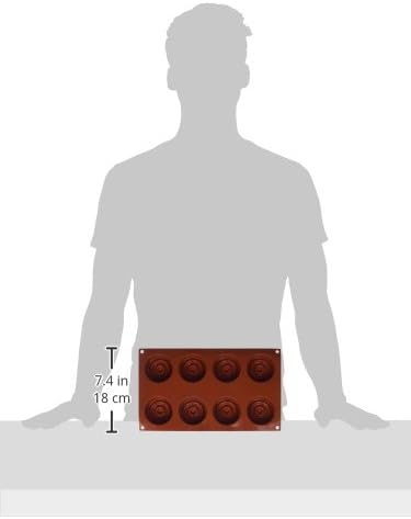 Miniatura 2 de NY Cake Molde de silicona para hornear - Rollo de canela 8 cavidades.