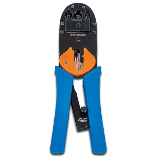 Intellinet Universal Crimpwerkzeug f1/4r RJ45, RJ12 und RJ11 Modularstecker blau