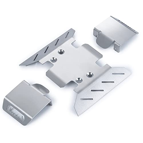 Maleonn RC Center Skid Plate Axle Chassis Armor Protector Set for 1/6 Scale RC Crawler Car Axial SCX6 Upgrades AXI05000 Accessories