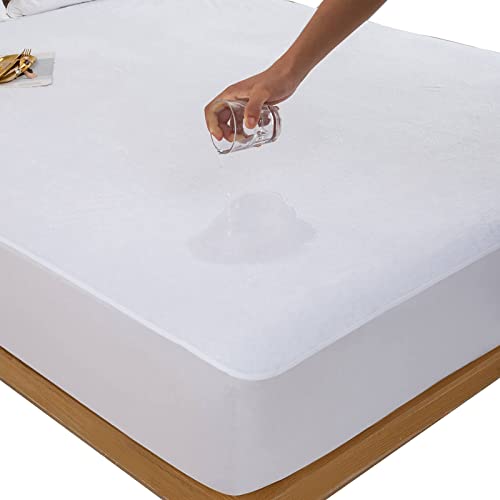 Waterproof Rv Short Queen Mattress Protector For 60X75 Camper Bed Soft Bamboo Terry Matressprotector Quiet Breathable Fitted Matress Cover #TOP1