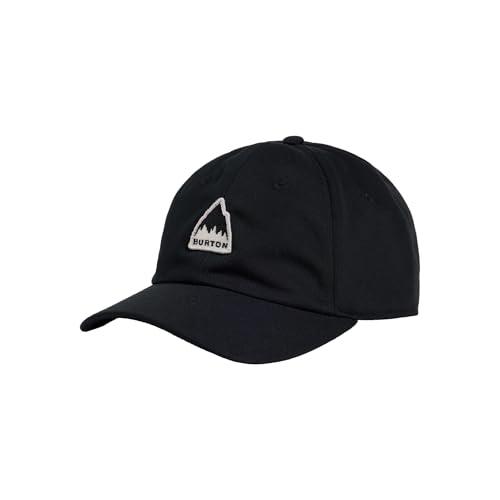 Burton Men's Rad Dad Hat — Black Baseball Cap with Low-Profile Fit, Adjustable Closure & Logo Patch — One Size