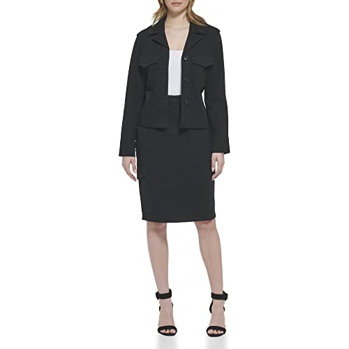 Image of Calvin Klein Womens Sportswear Belted,Black,S