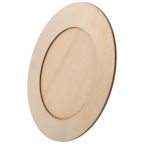 Alipis Cornice Ovale in Legno Grezzo per Foto Fai da Te Cornice Artigianale Non Finita per Attività Creative e Decorazioni Casa