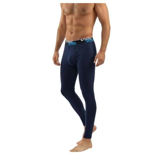 Sesto Senso® långa underbyxor för män bomull termo underkläder funktionsunderkläder vinter