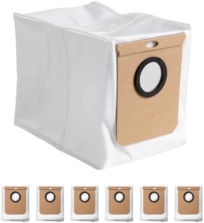 6 Pack Replacement Dust Bags For Eufy L60 L50 Series Self Empty Station | Compatible With Robot Vacuum