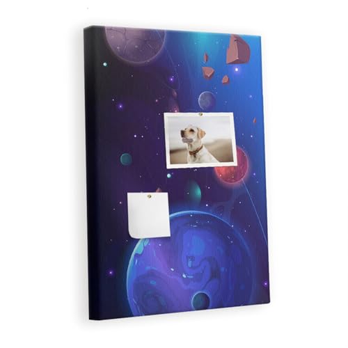 Korktafel Planung Wandmontage inkl. Reißnadeln | Praktisches Memoboard für Home Office, Schule, Büro | Organisation von Notizen, Terminen, Fotos, Aufgaben - 40x60cm - Metallish - Universum Kunst Korktafel Planung Wandmontage inkl. Reißnadeln | Praktisches Memoboard für Home Office, Schule, Büro | Organisation von Notizen, Terminen, Fotos, Aufgaben - 40x60cm - Metallish - Universum Kunst