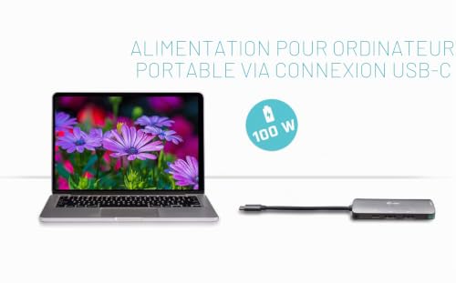 i-tec Metal USB-C Nano Docking Station 4K HDMI LAN + Power Delivery 100 W – vue 4