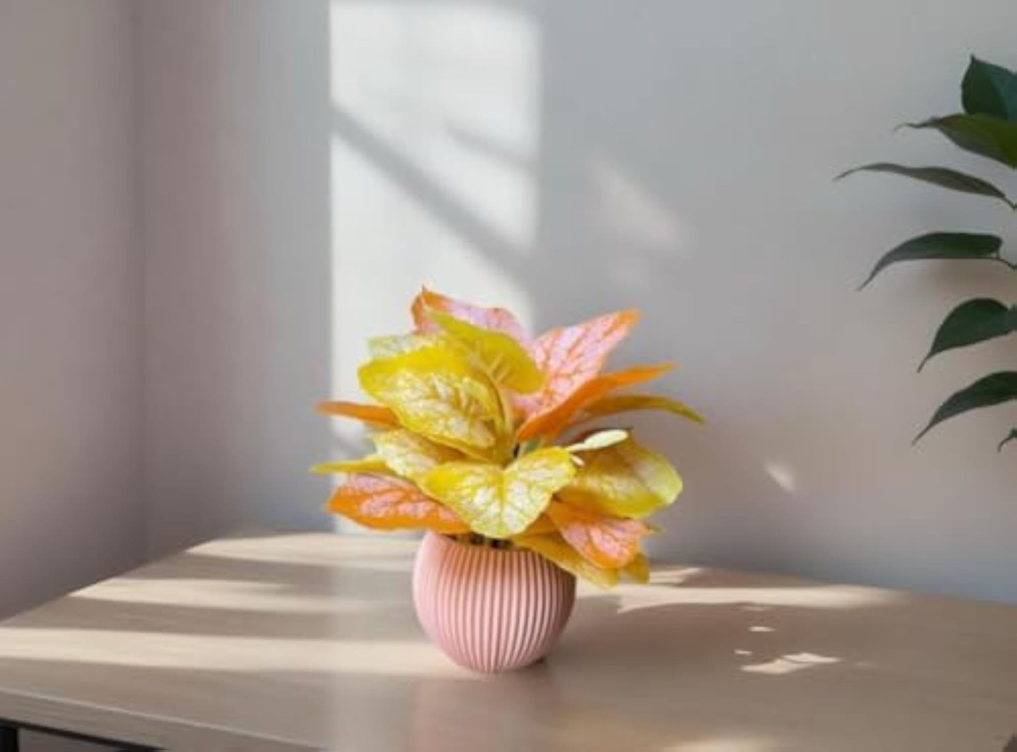 Perfect Artificial Plant for Home & Office, Orange & Yellow