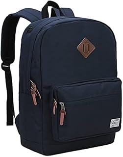 RAVUO School Backpack, Water Resistant Unisex Classic 15.6 Inch Laptop Backpack for Men and Women Casual Travel Backpack College School Bags