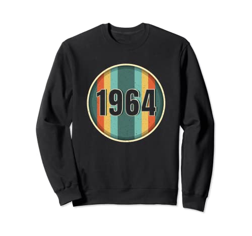 Camisetas vintage de cumpleaños de 1964 para mujer, divertidas camisetas de cumpleaños de 1964 Sudadera